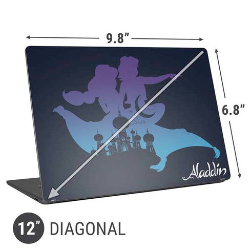 Disney Aladdin Magic Carpet Ride Universal Laptop 12in (9.8 x 6.8in) Skin